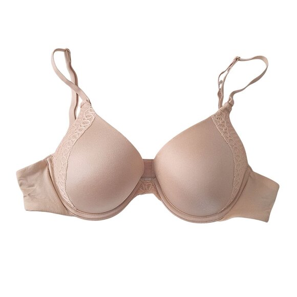 Maidenform Nude Lace Detail Push-up Bra 36A - Picture 9 of 9